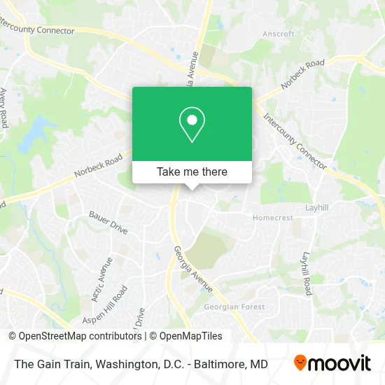 The Gain Train map