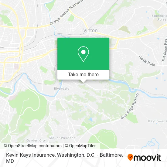 Kevin Kays Insurance map