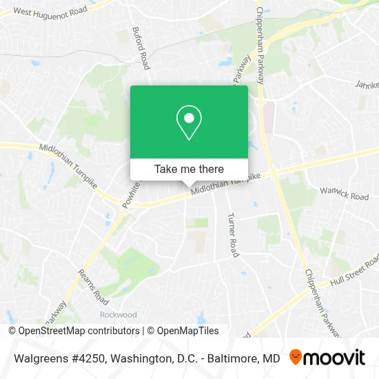 Walgreens #4250 map