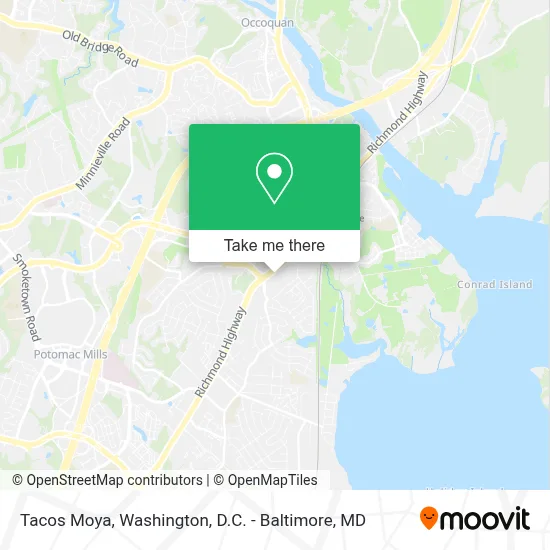 Tacos Moya map