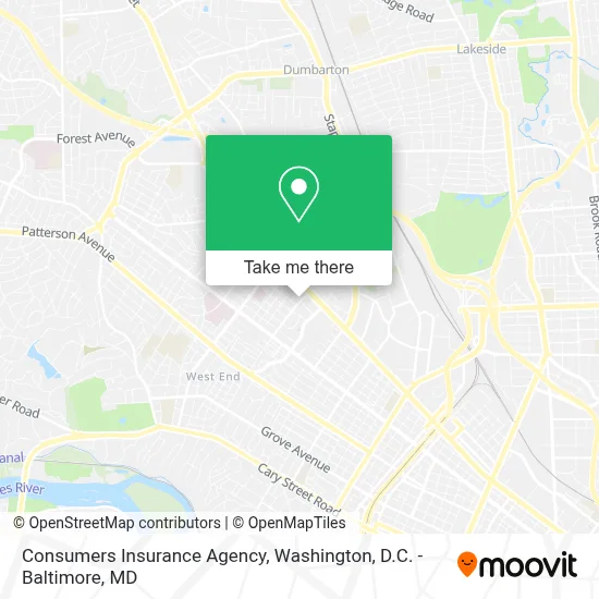 Consumers Insurance Agency map