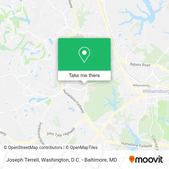 Joseph Terrell map