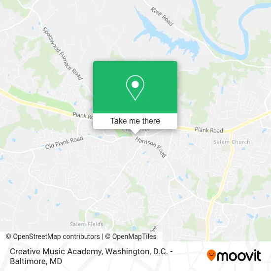 Creative Music Academy map