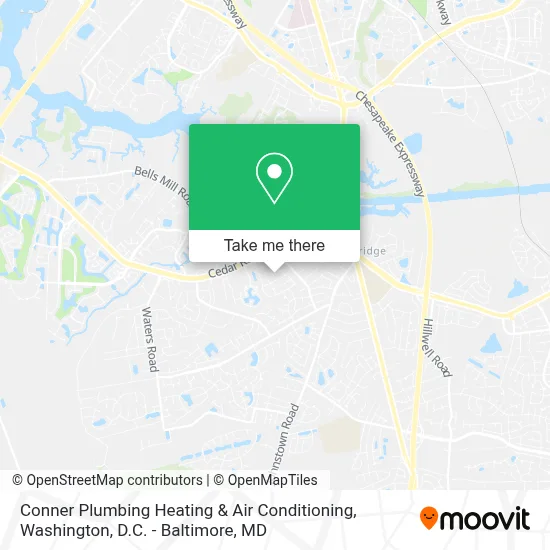 Conner Plumbing Heating & Air Conditioning map
