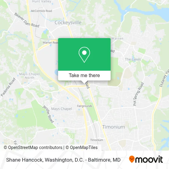 Shane Hancock map