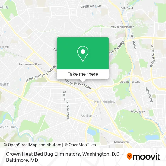 Crown Heat Bed Bug Eliminators map