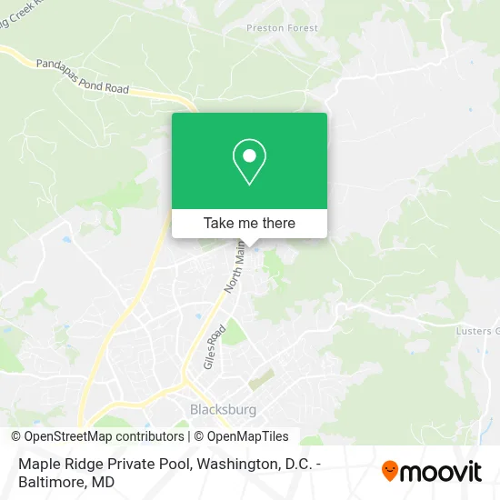 Maple Ridge Private Pool map