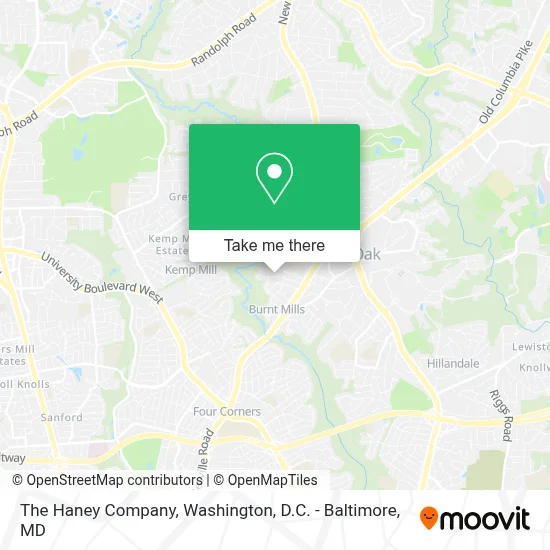 The Haney Company map
