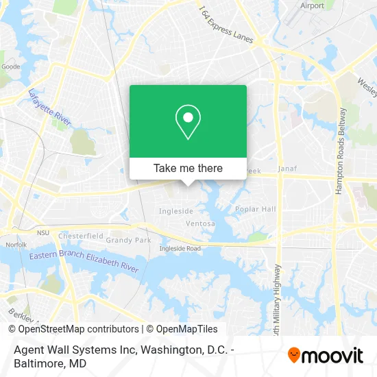 Agent Wall Systems Inc map