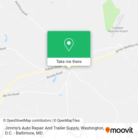 Jimmy's Auto Repair And Trailer Supply map