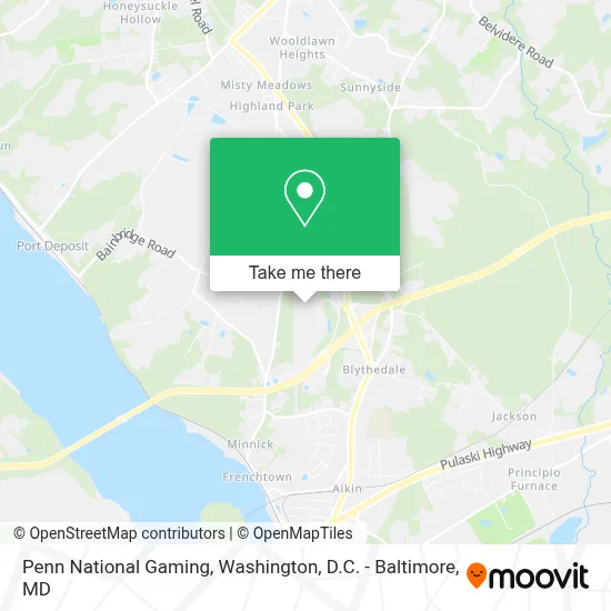 Penn National Gaming map