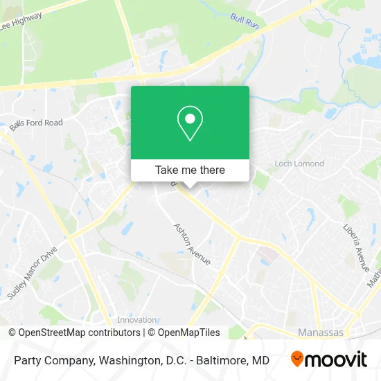 Party Company map