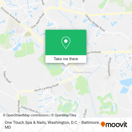 One Touch Spa & Nails map