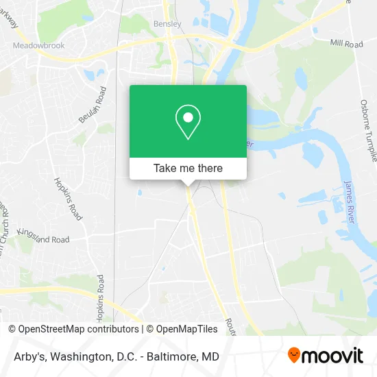 Arby's map