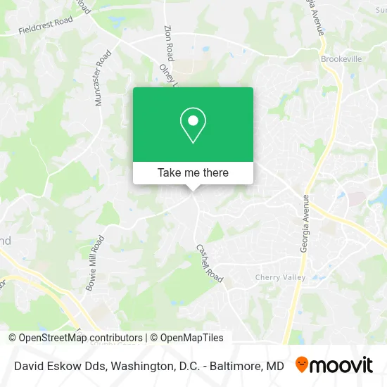 David Eskow Dds map