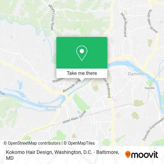 Kokomo Hair Design map