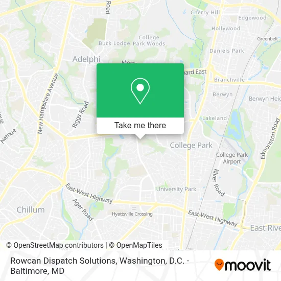 Rowcan Dispatch Solutions map