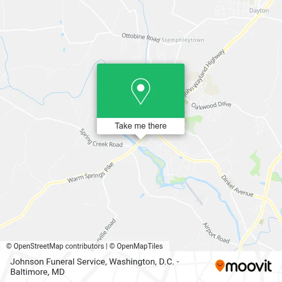 Johnson Funeral Service map
