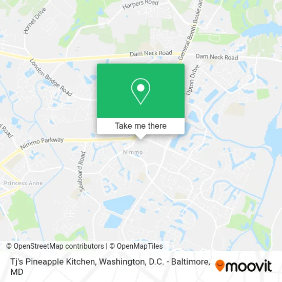 Tj's Pineapple Kitchen map
