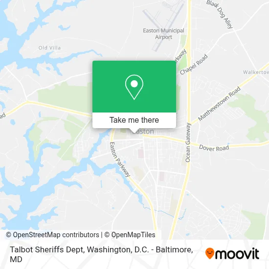 Talbot Sheriffs Dept map