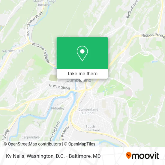 Kv Nails map