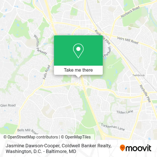Jasmine Dawson-Cooper, Coldwell Banker Realty map
