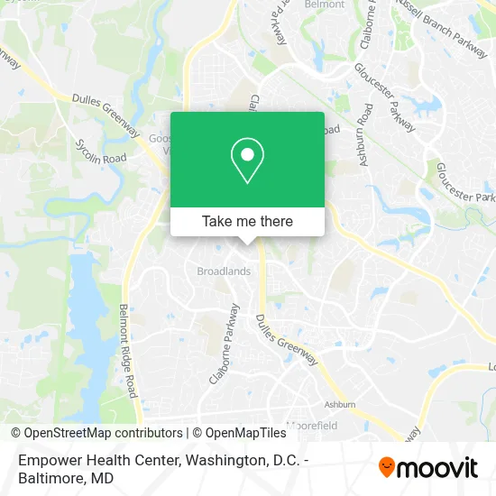 Empower Health Center map