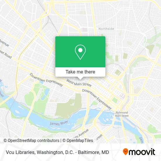 Vcu Libraries map