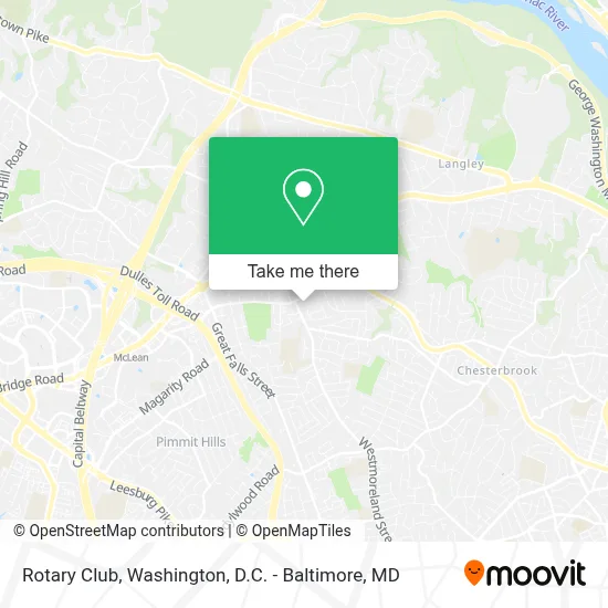 Rotary Club map