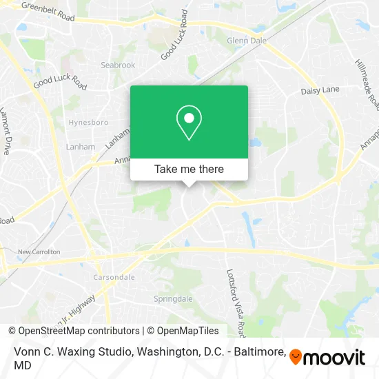 Vonn C. Waxing Studio map