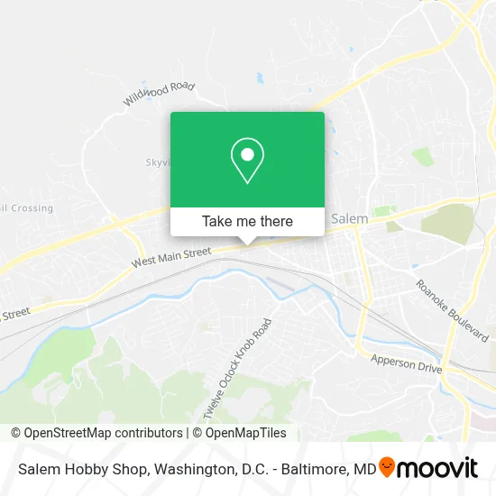 Salem Hobby Shop map