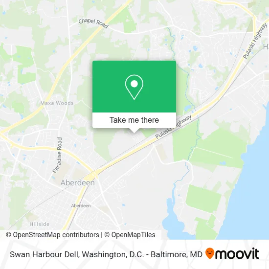 Swan Harbour Dell map