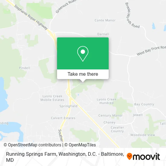Running Springs Farm map