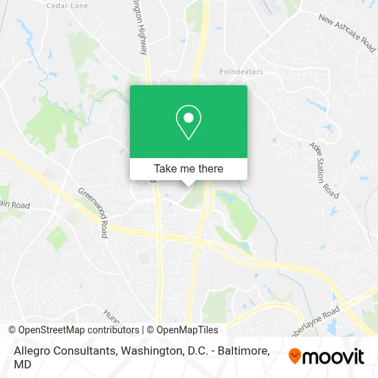 Allegro Consultants map