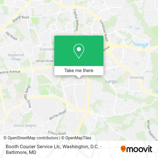 Booth Courier Service Llc map