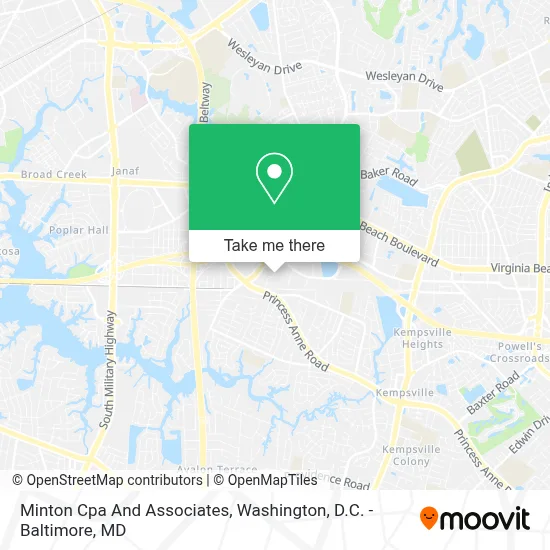 Minton Cpa And Associates map