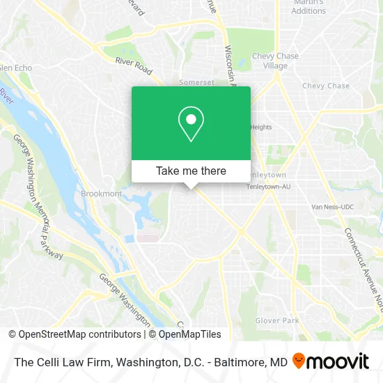 The Celli Law Firm map