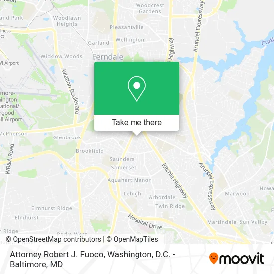 Attorney Robert J. Fuoco map