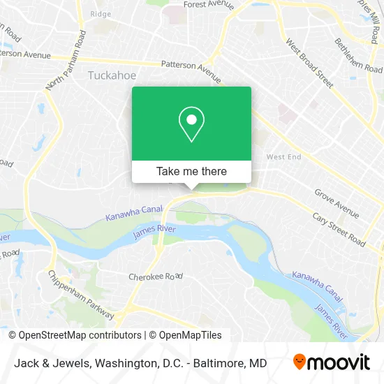 Jack & Jewels map