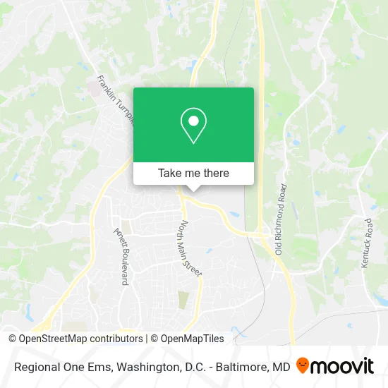 Regional One Ems map