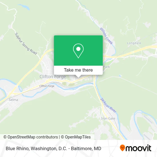 Blue Rhino map
