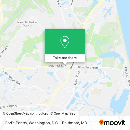 God's Pantry map