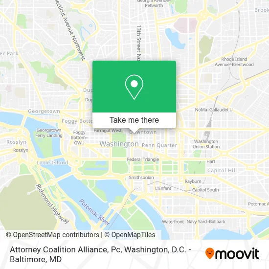 Attorney Coalition Alliance, Pc map