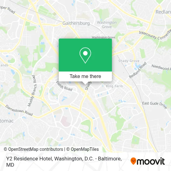 Y2 Residence Hotel map