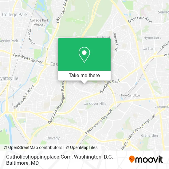 Catholicshoppingplace.Com map
