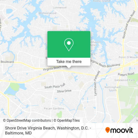 Shore Drive Virginia Beach map