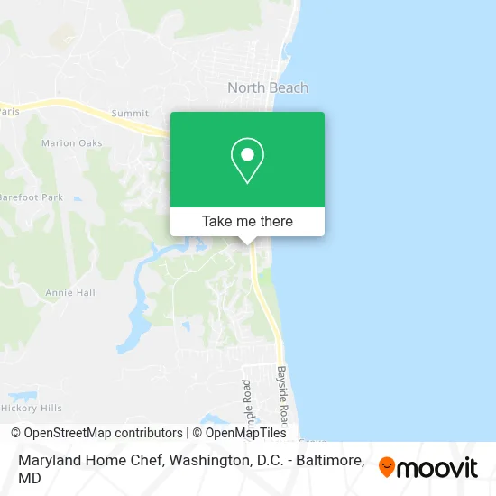 Maryland Home Chef map