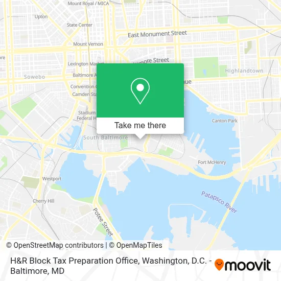 H&R Block Tax Preparation Office map