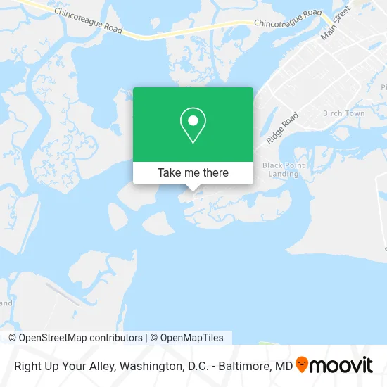 Right Up Your Alley map