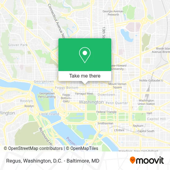 Regus map
